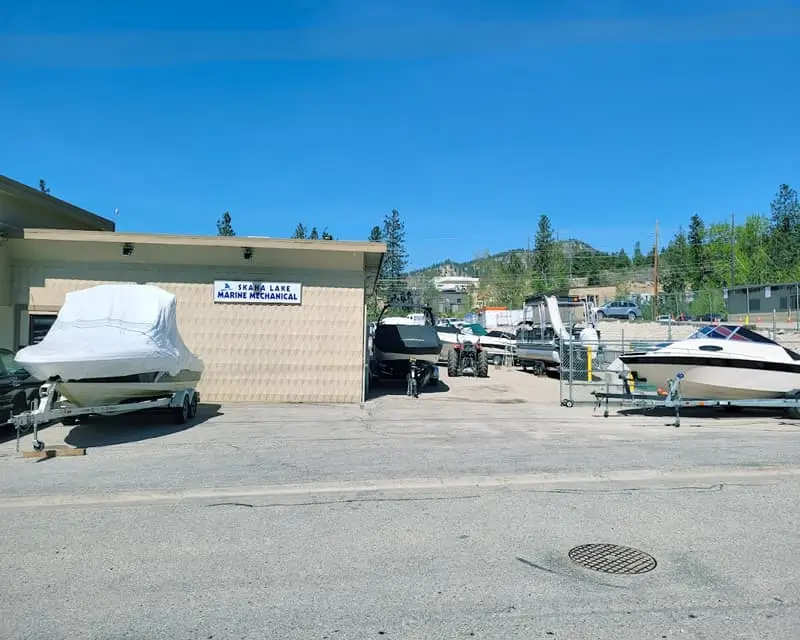 Skaha Lake Marine Mechanical Shop Entrance